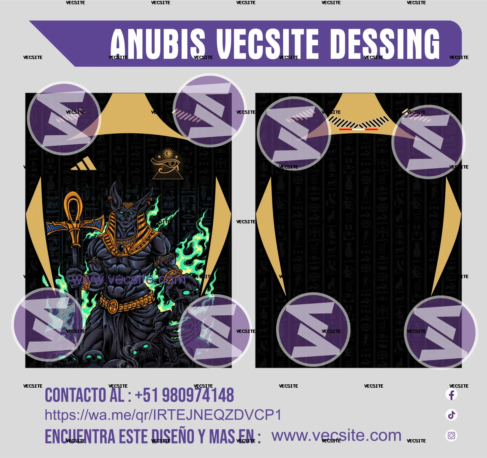 anubis faraon vecsite dessing
