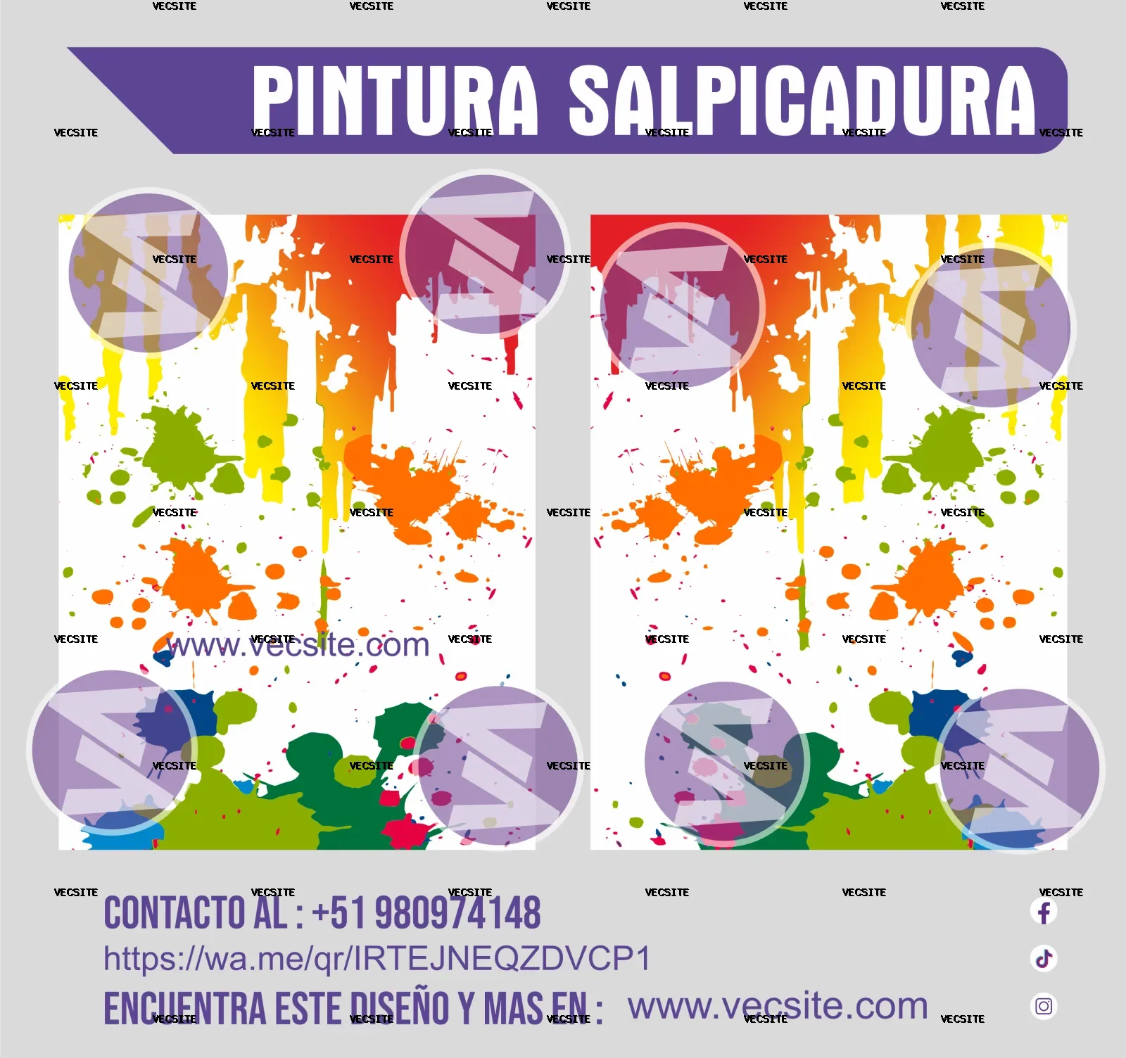 salpicadura de pintura vecsite
