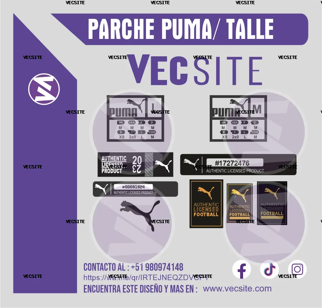 parche puma talle
