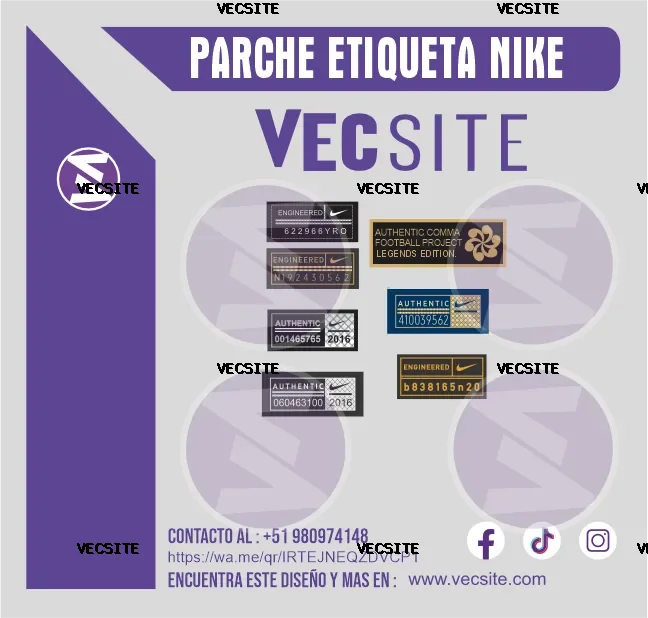 parche etiqueta nike