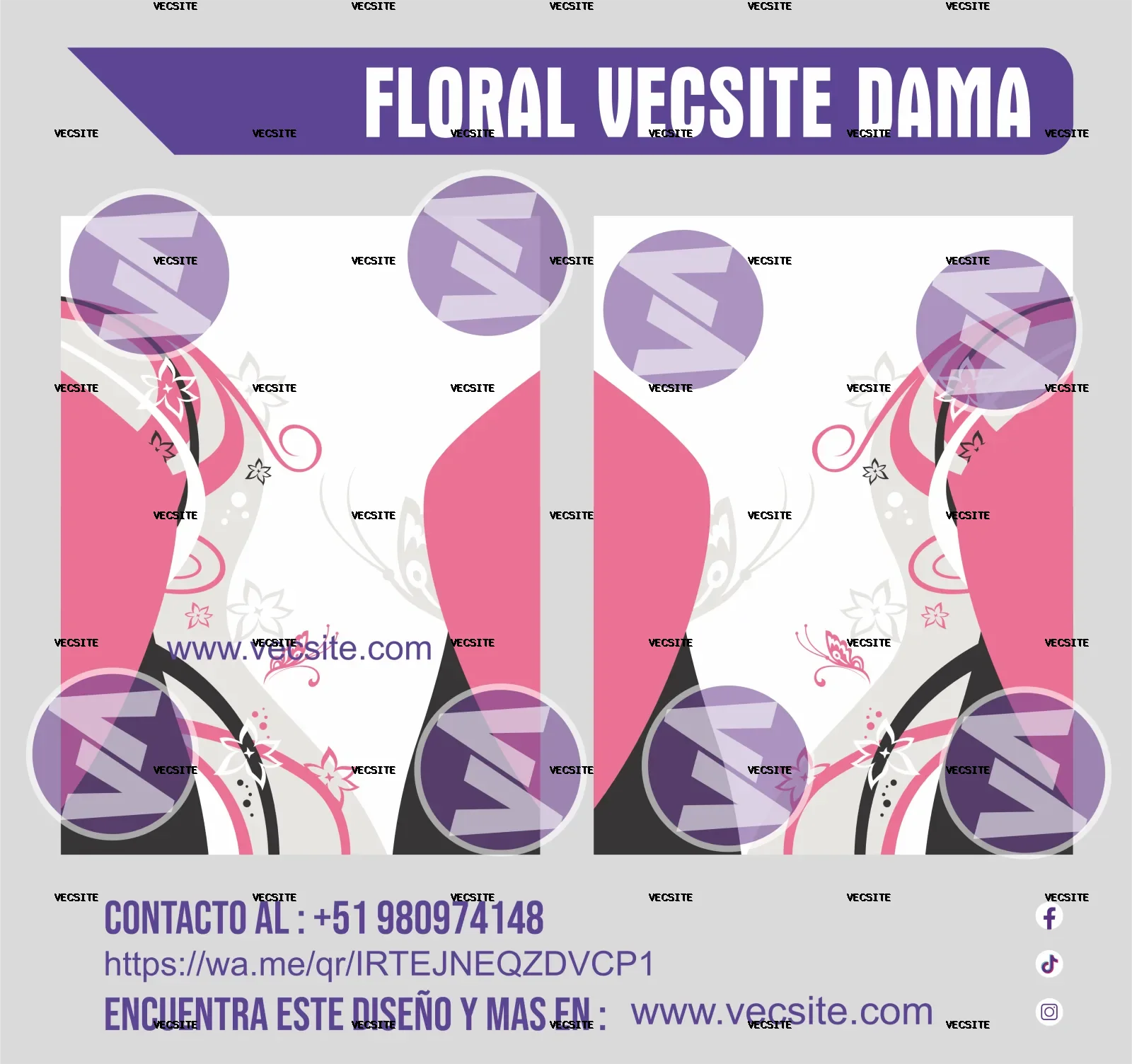 floral vesite dama