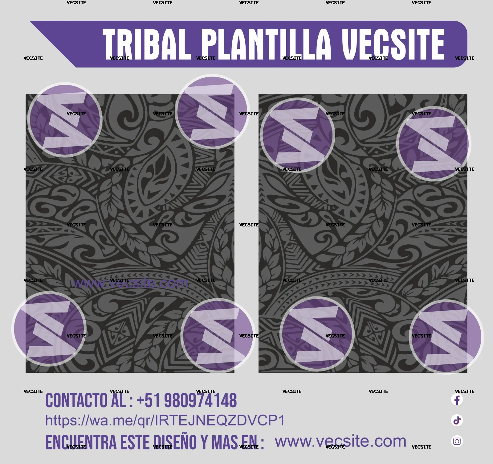 tribal plantilla vecsite