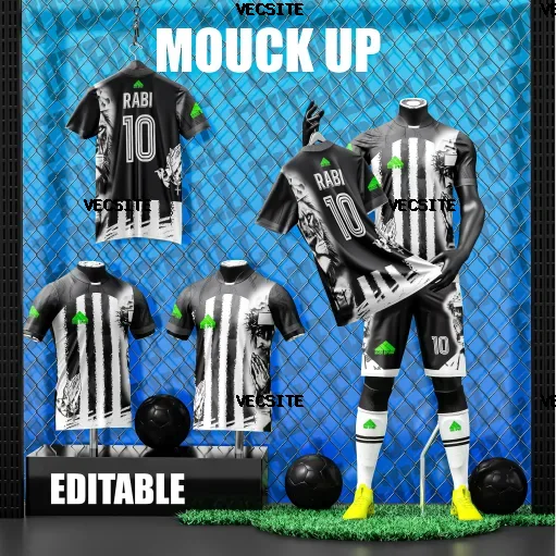 mouck up conjunto jugador de futbol