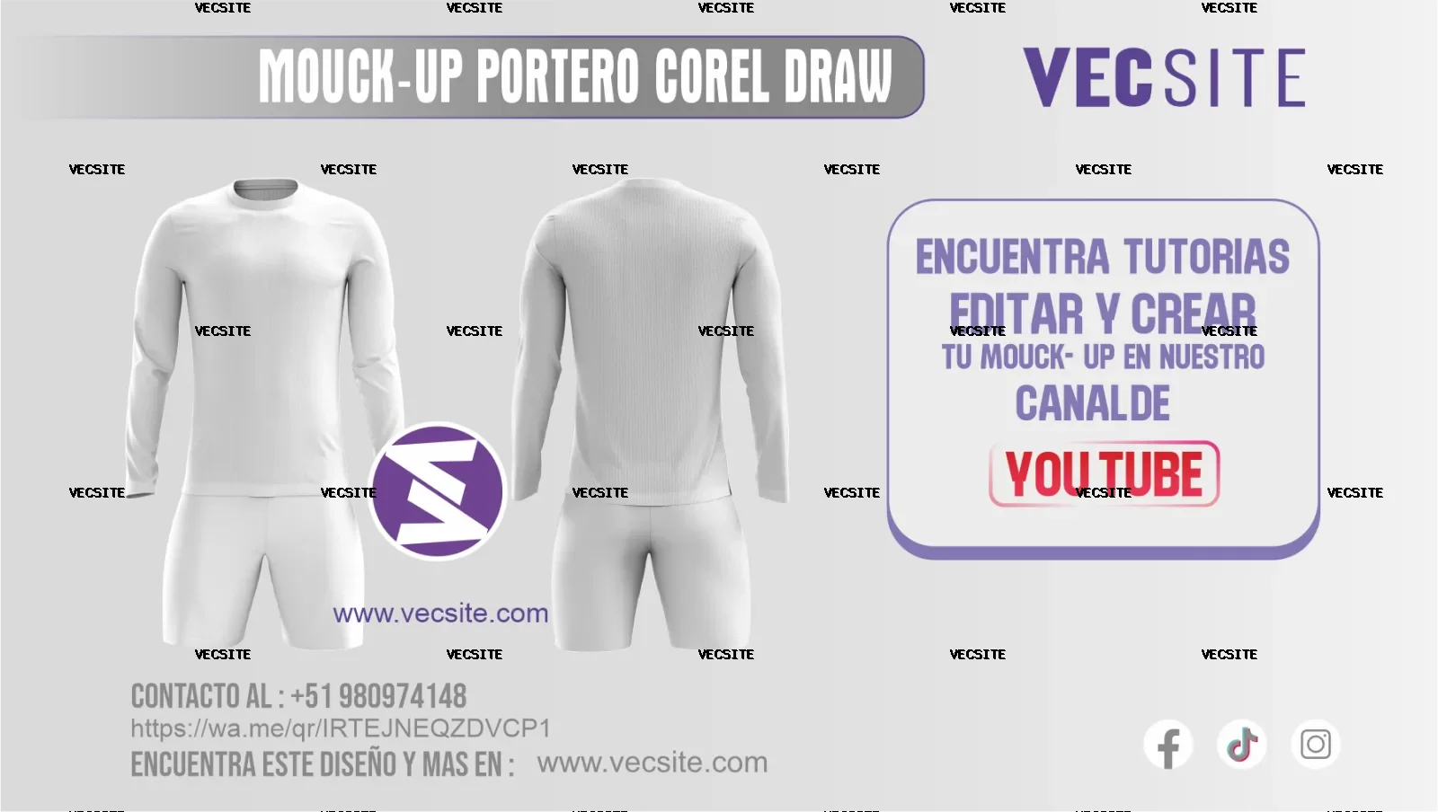 MOUCK UP PORTERO FORMATO COREL DRAW