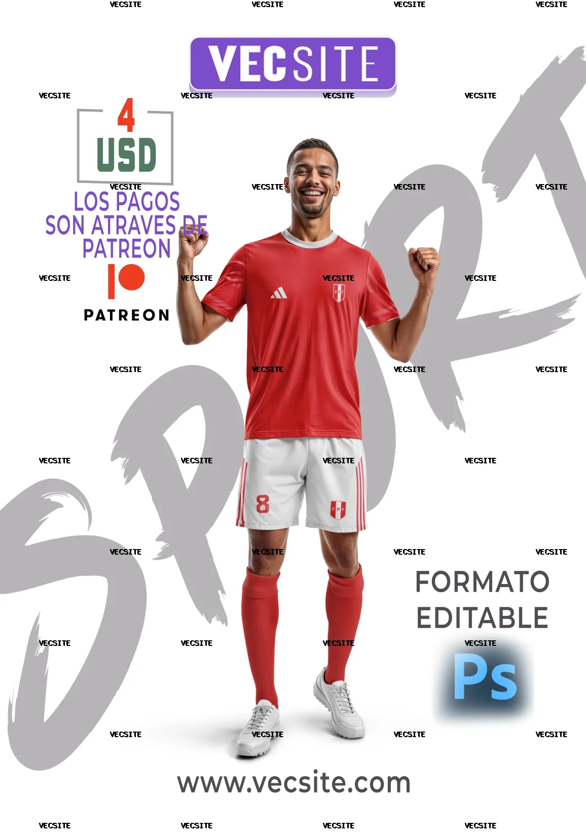 mouck up deportivo futbol sport man psd