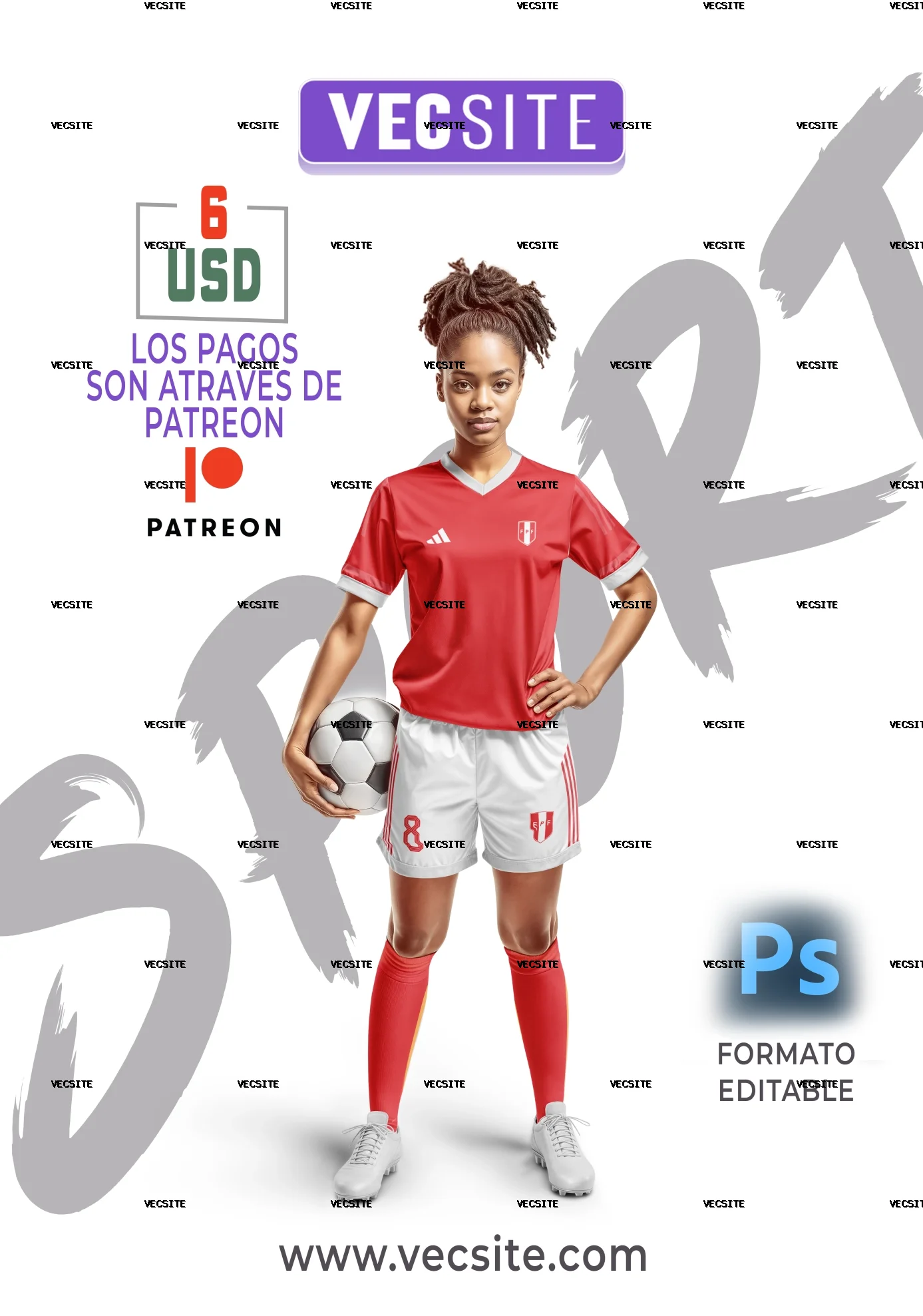 mouck up femenino rulosa morena formato psd