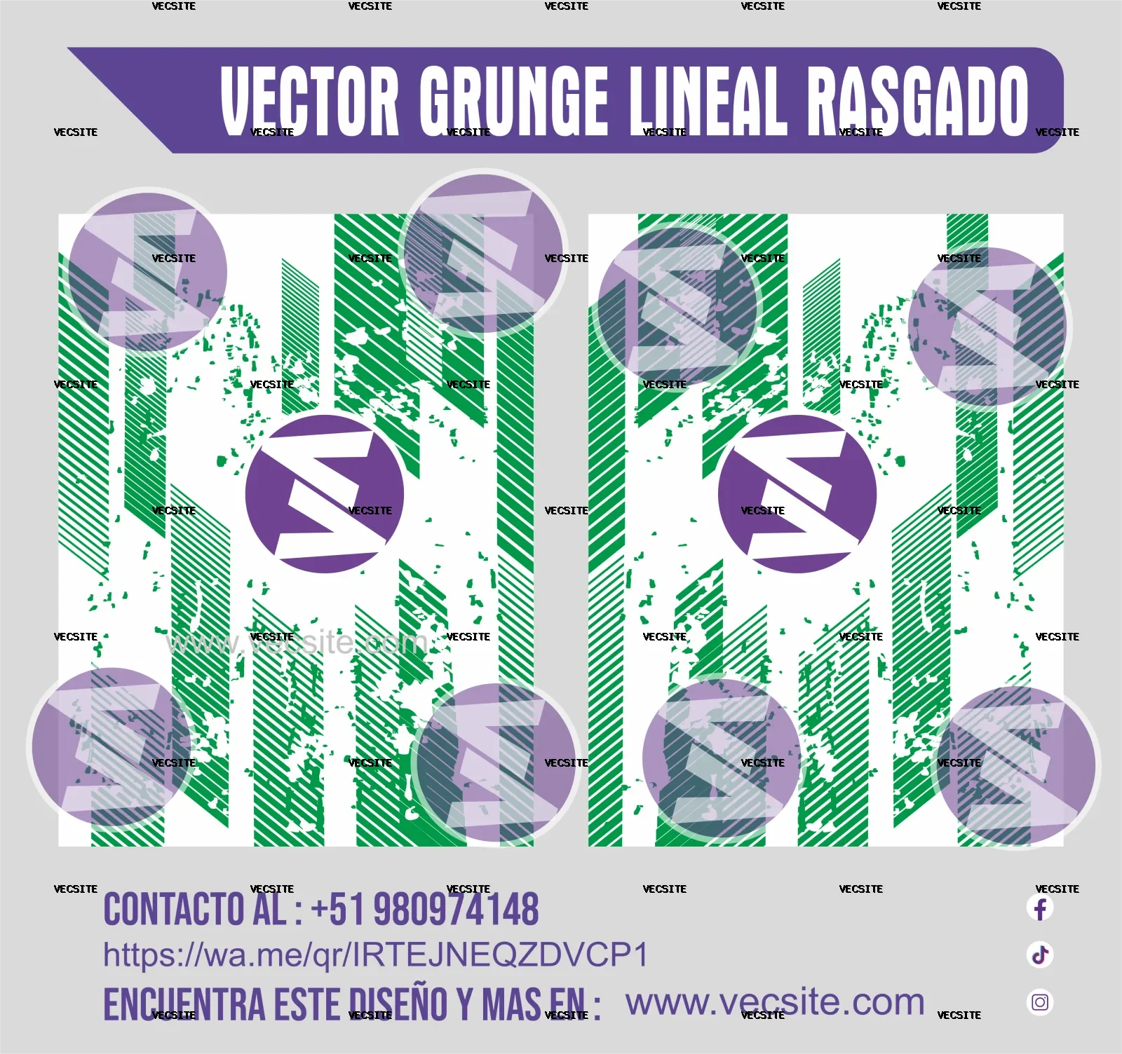 grunge lineal agrietado