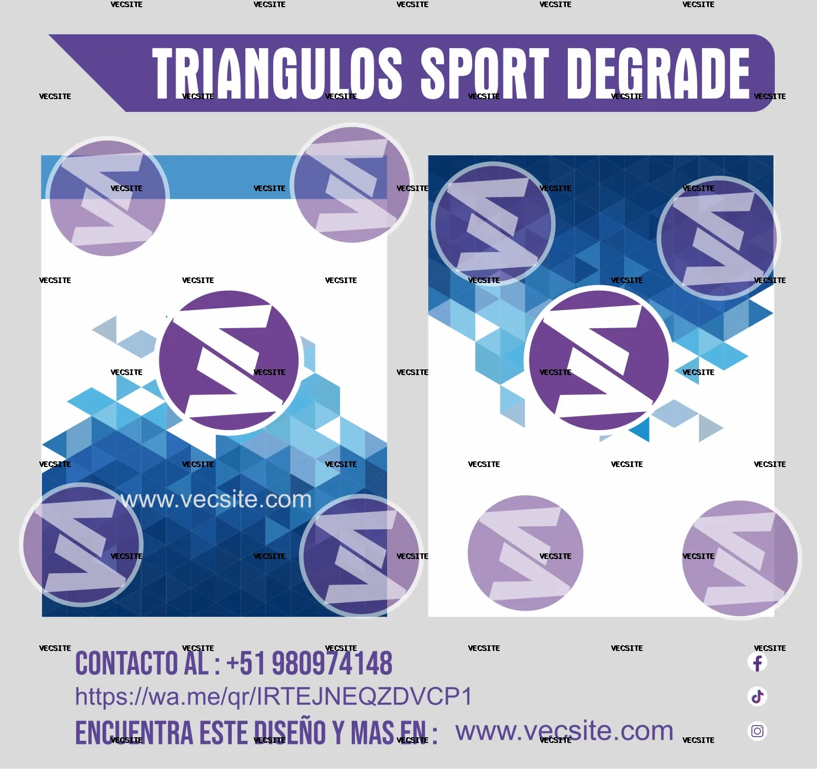 triangulos sport degrade