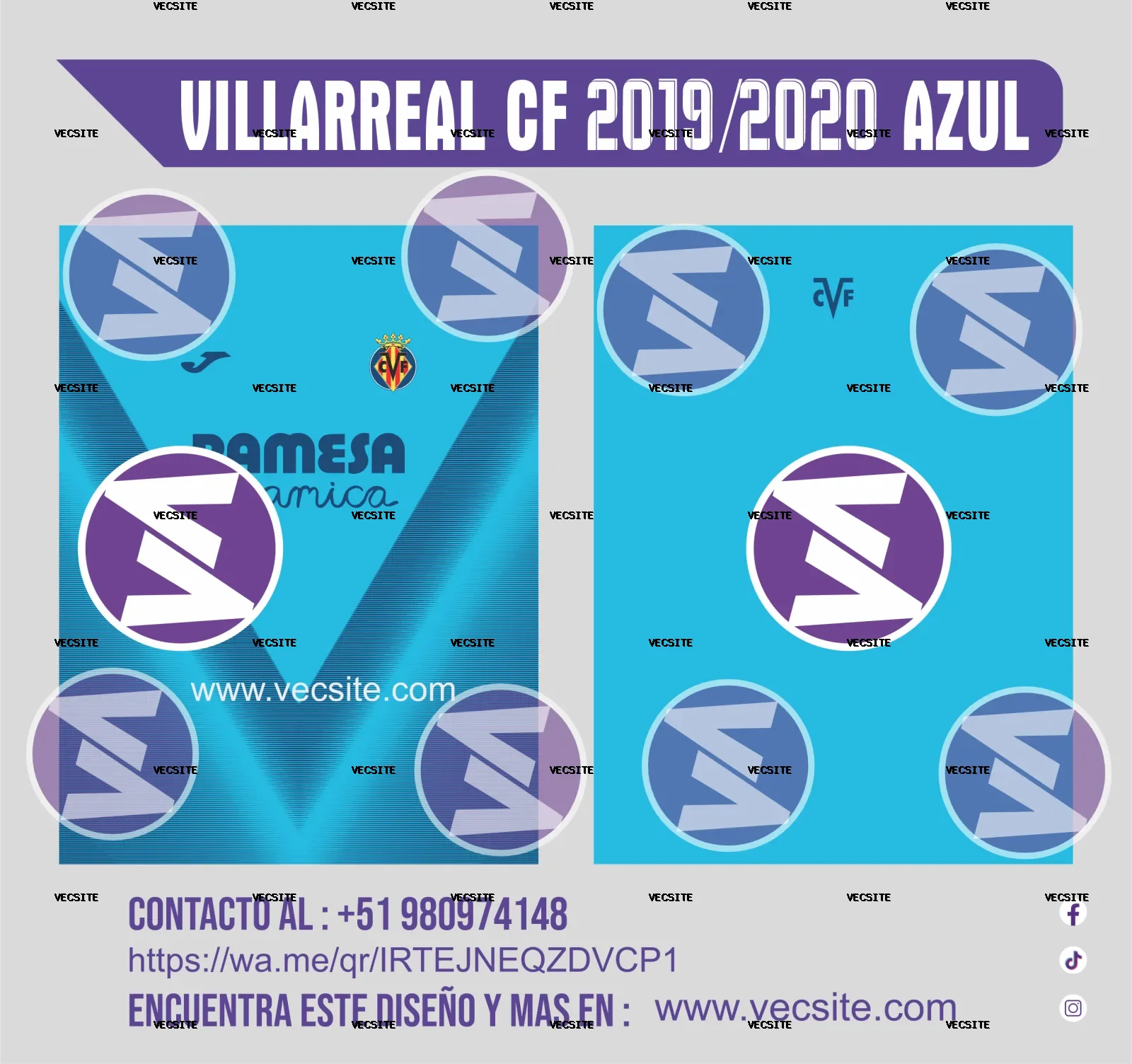camiseta 2da villareal cf 2019 2020