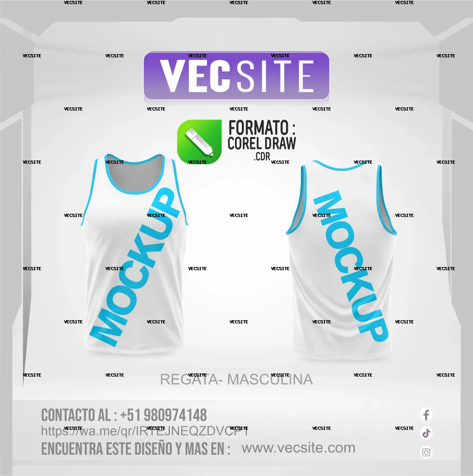 REGATA MASCULINA FORMATO CDR