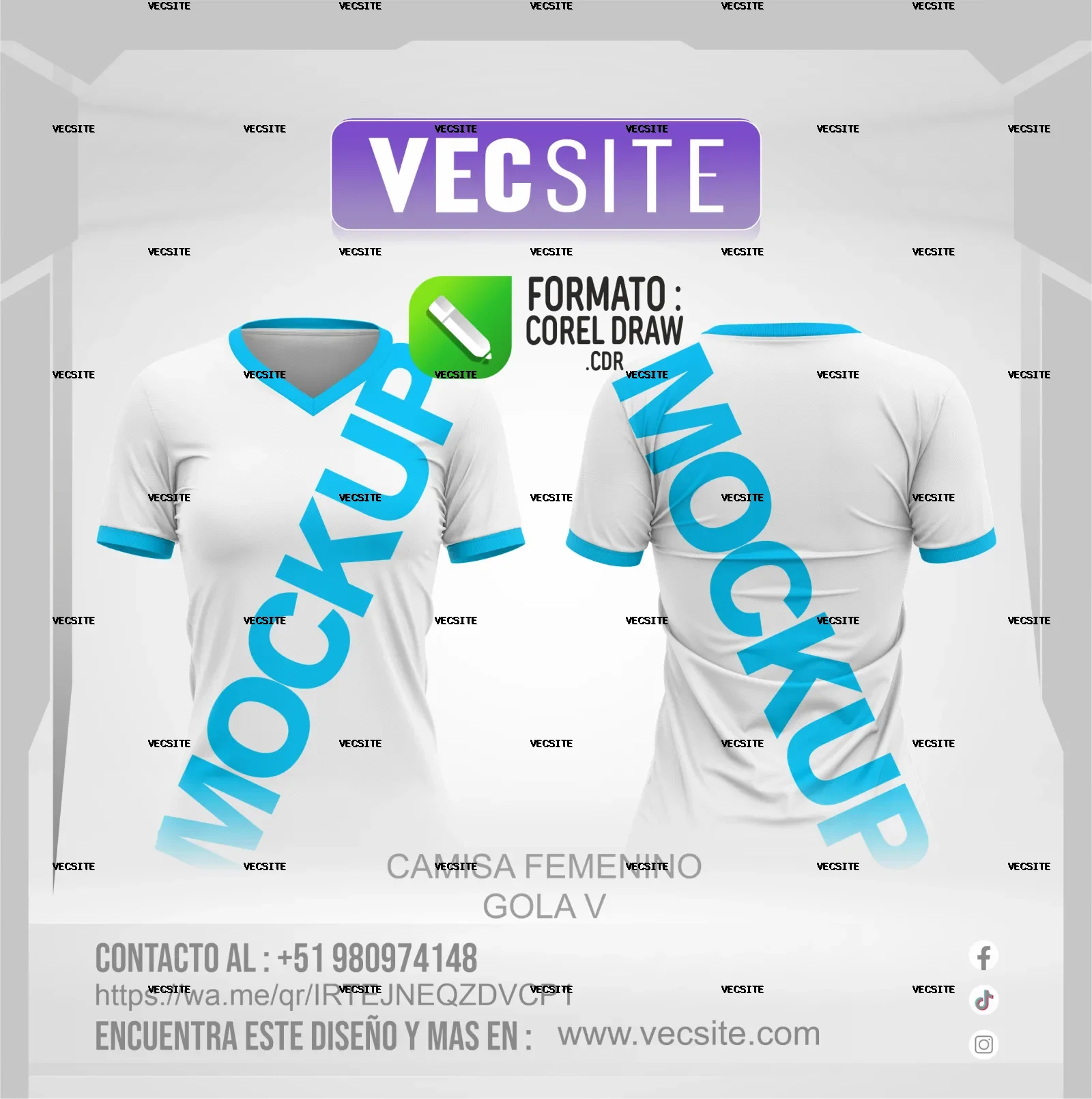 CAMISA FEMENINO GOLA V