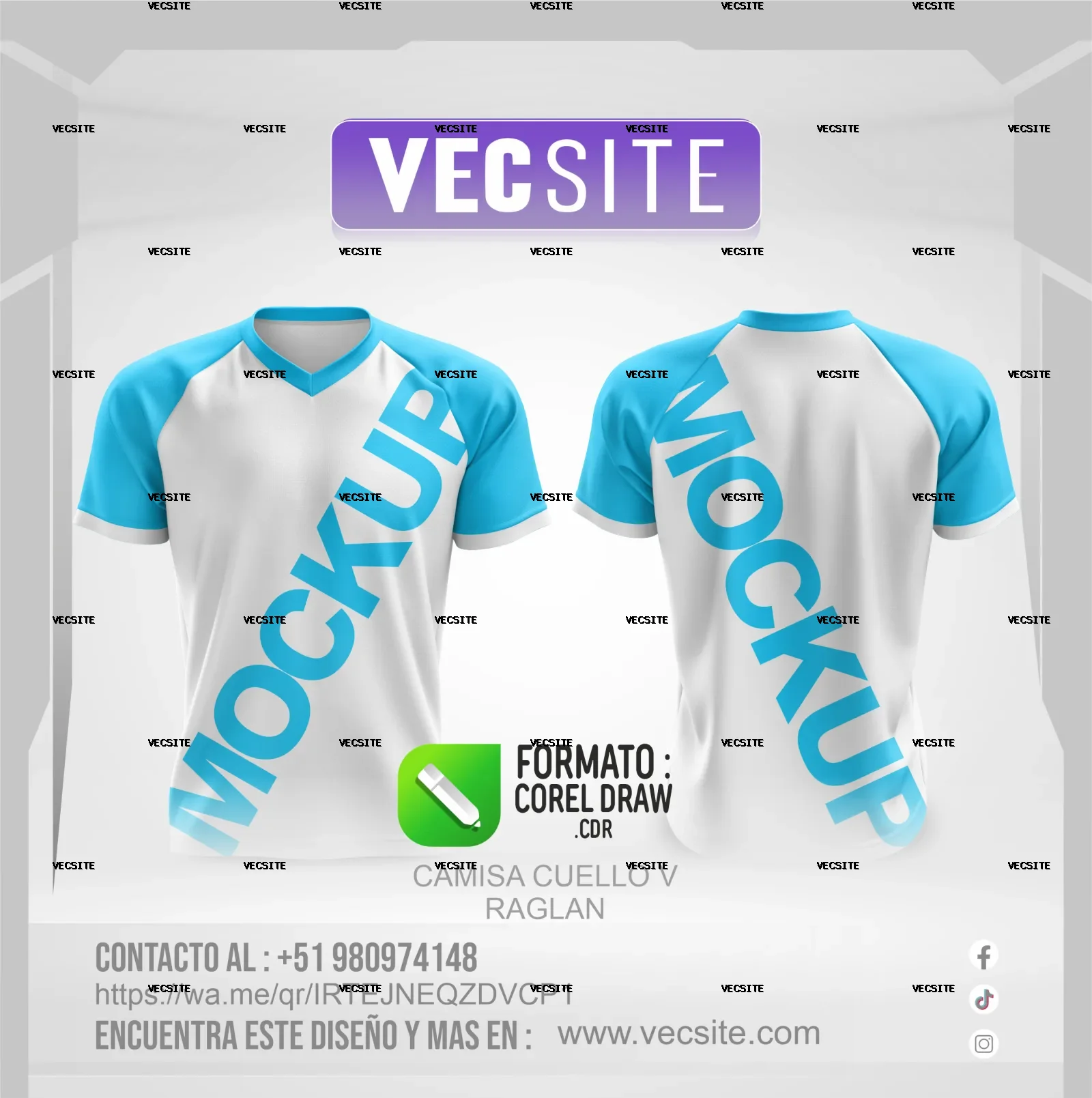 CAMISA CUELLO V RAGLAN