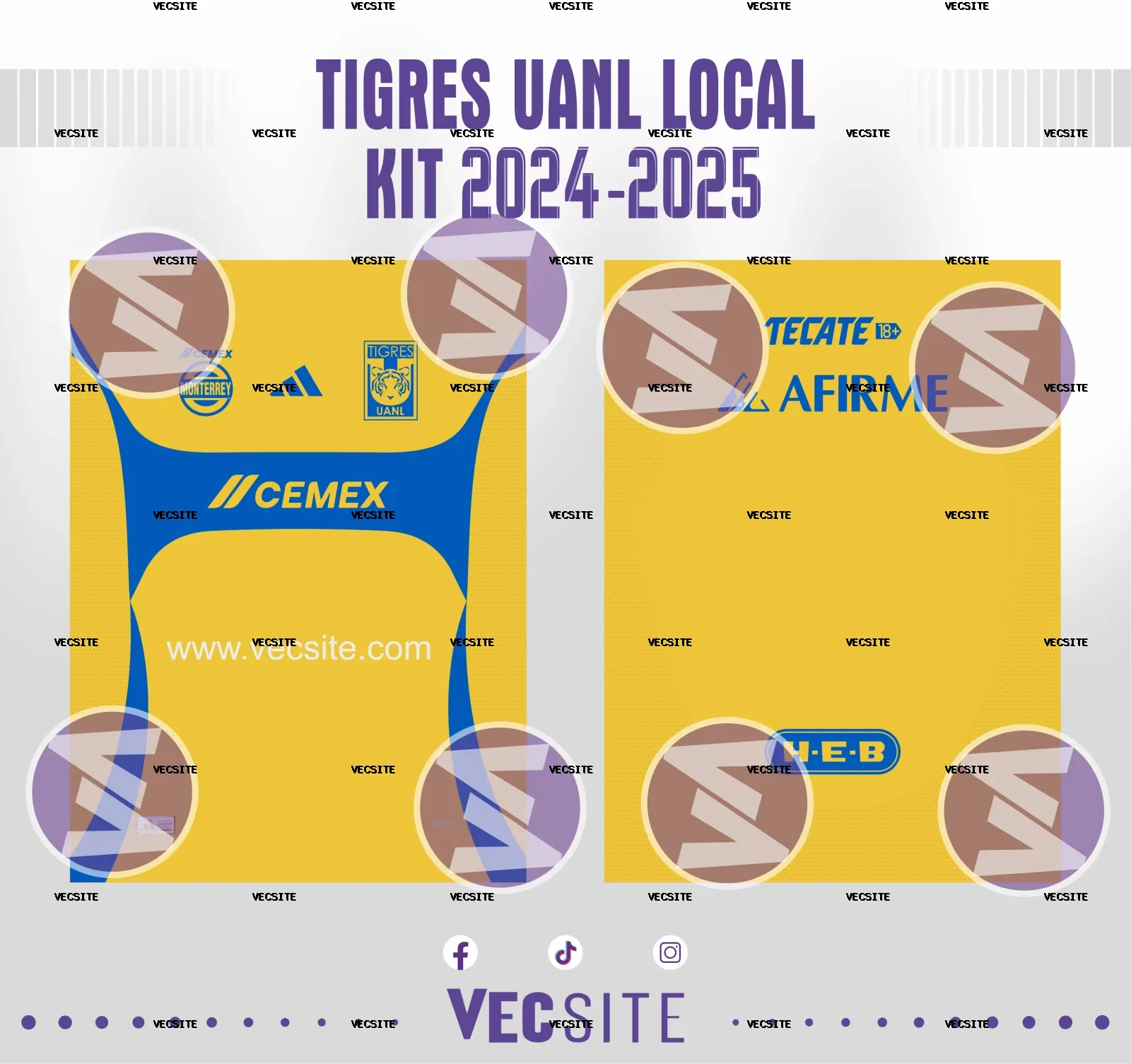 Tigres UANL Local Kit 2024-2025