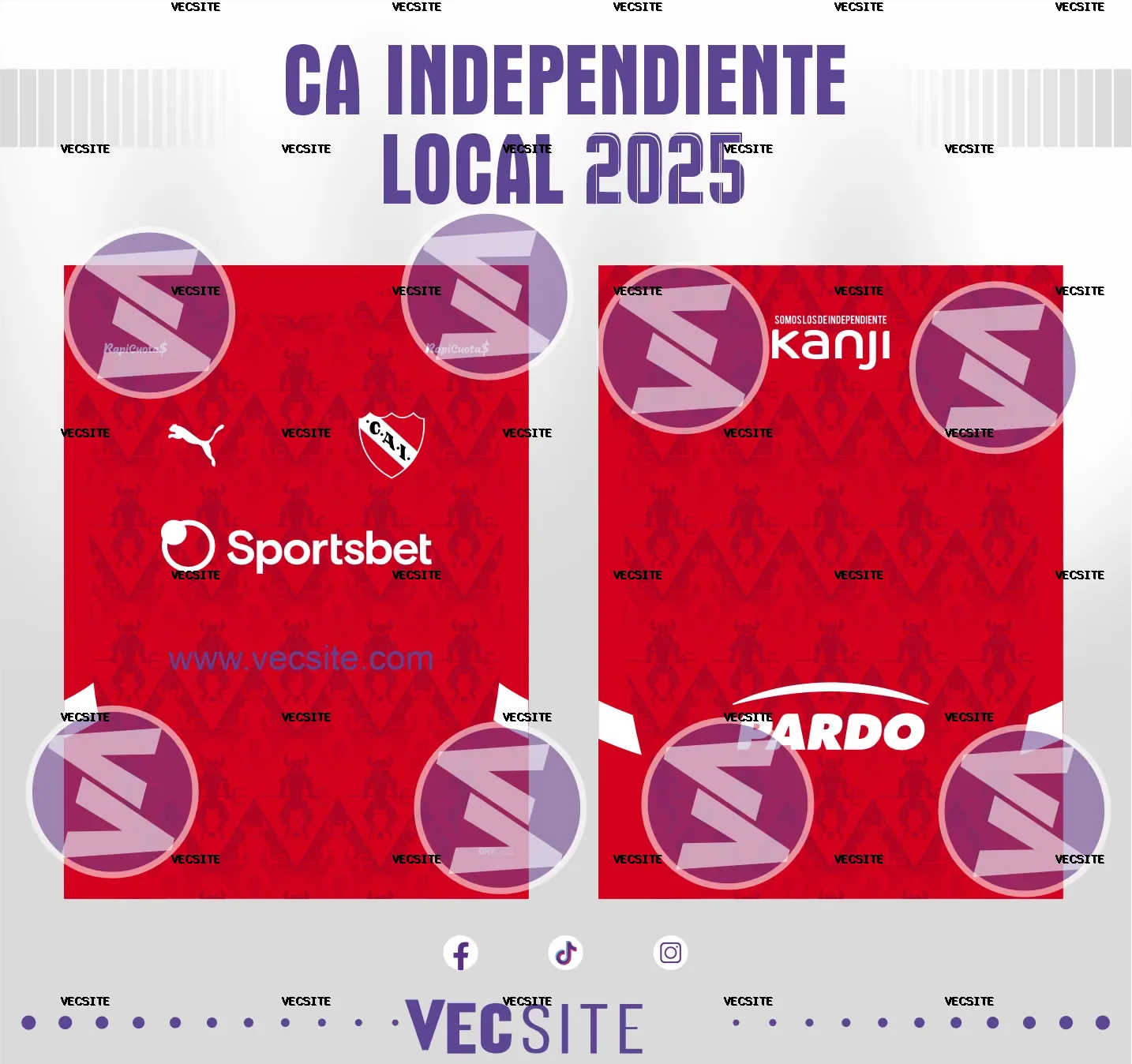 CA Independiente Home Kit 25