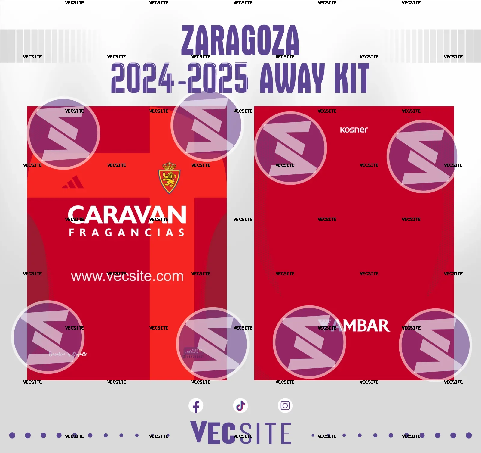Zaragoza 2024-2025 Away Kit