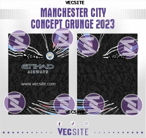 Manchester City Concept Grunge 2023