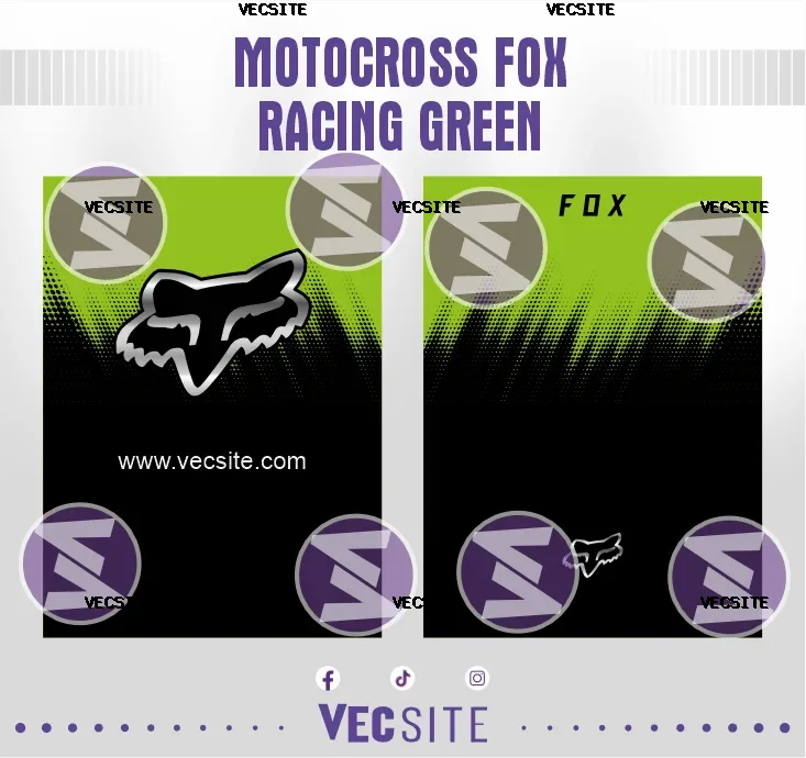 Motocross Fox Racing Green