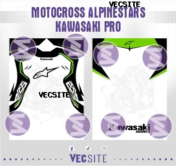 Motocross Alpinestars-Kawasaki PRO