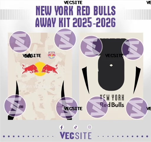 New York Red Bulls Away Kit 2025-2026
