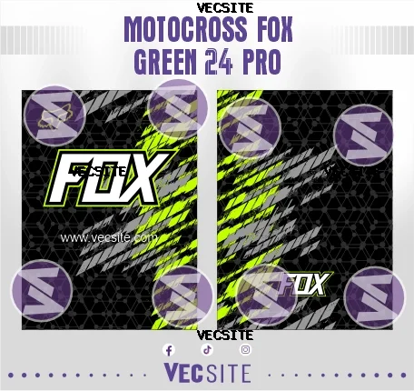 Motocross Fox GREEN 24 PRO