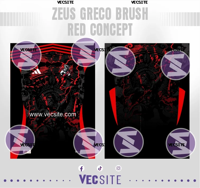 Zeus Greco Brush Red Concept