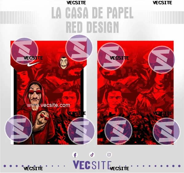 La casa de Papel Red Design