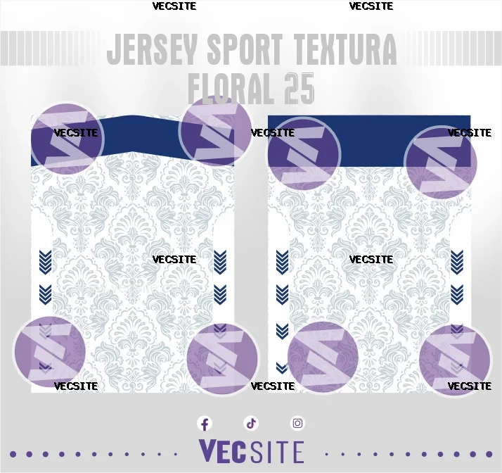 Jersey Sport Textura Floral 25