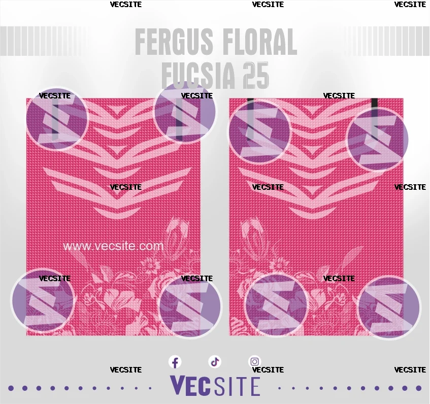 Fergus Floral Fucsia 25