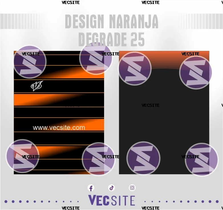 Design Naranja Degrade 25