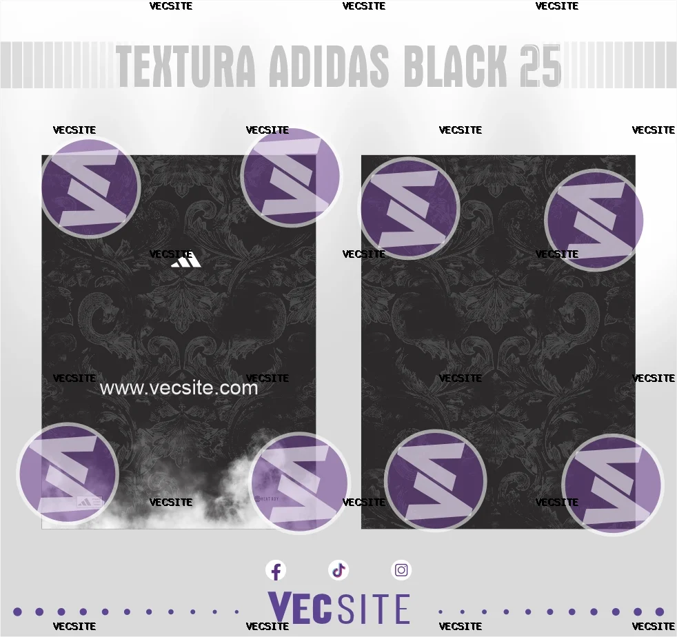 Textura Adidas Black 25