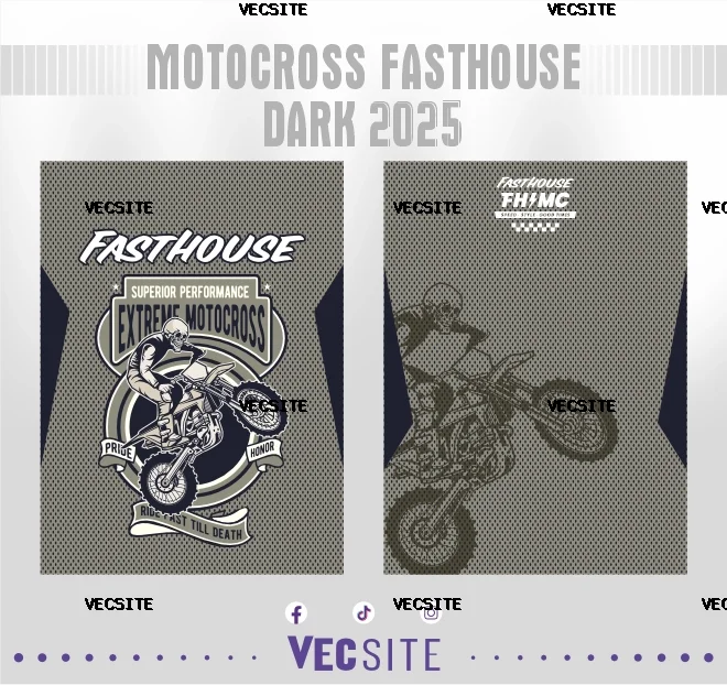 Motocross Fasthouse Dark 2025