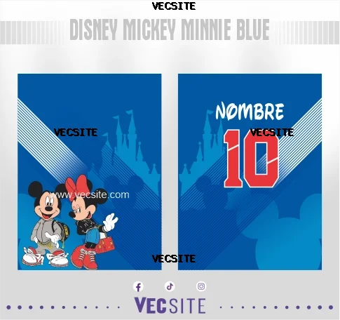 Disney Mickey&Minnie Blue