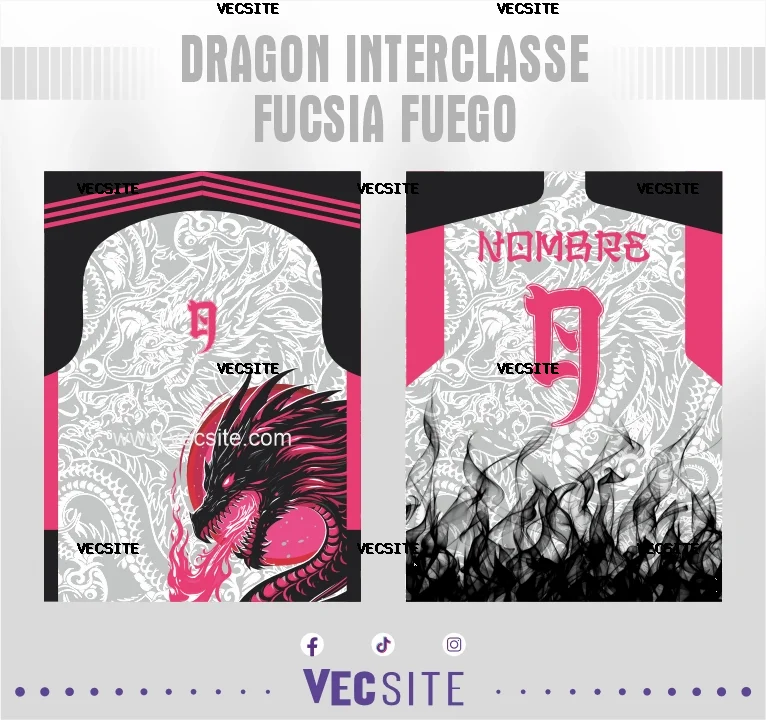 Dragon interclasse fucsia fuego
