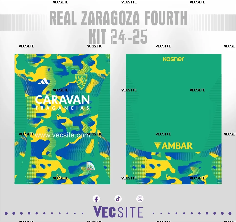 Real Zaragoza Fourth Kit 24-25