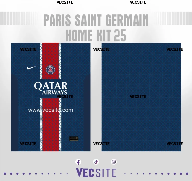 Paris Saint Germain Home Kit 25