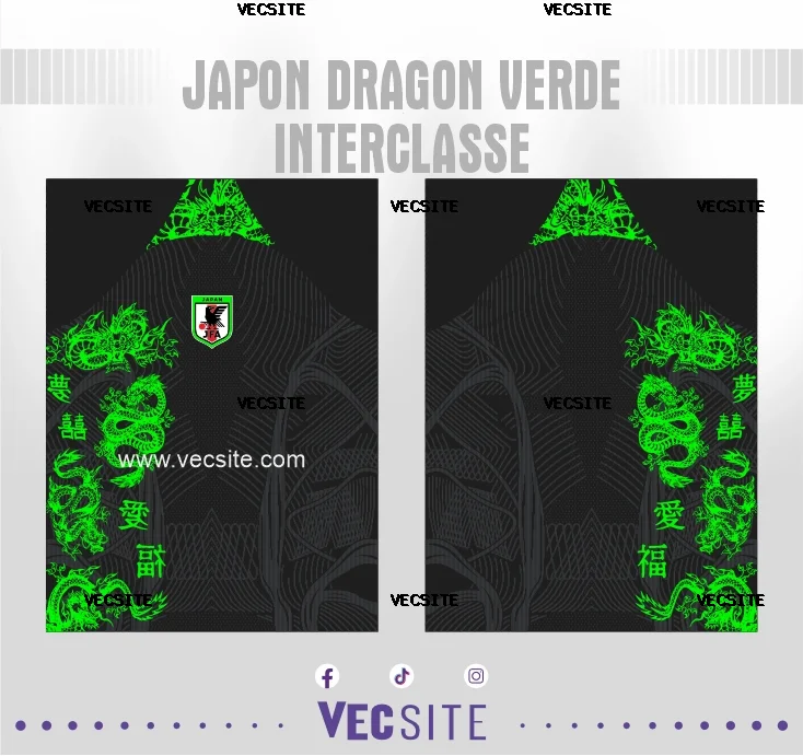 Japon dragon verde Interclasse