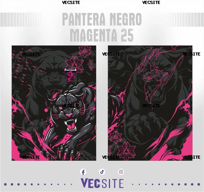 Pantera Negro Magenta 25