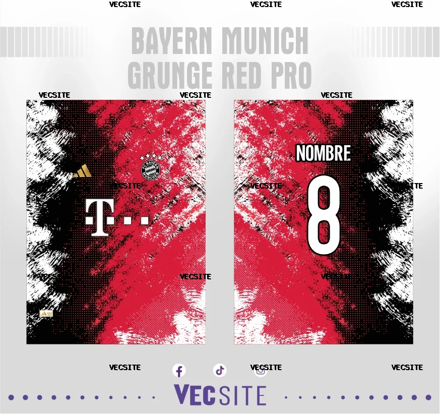 Bayern Múnich Grunge red PRO