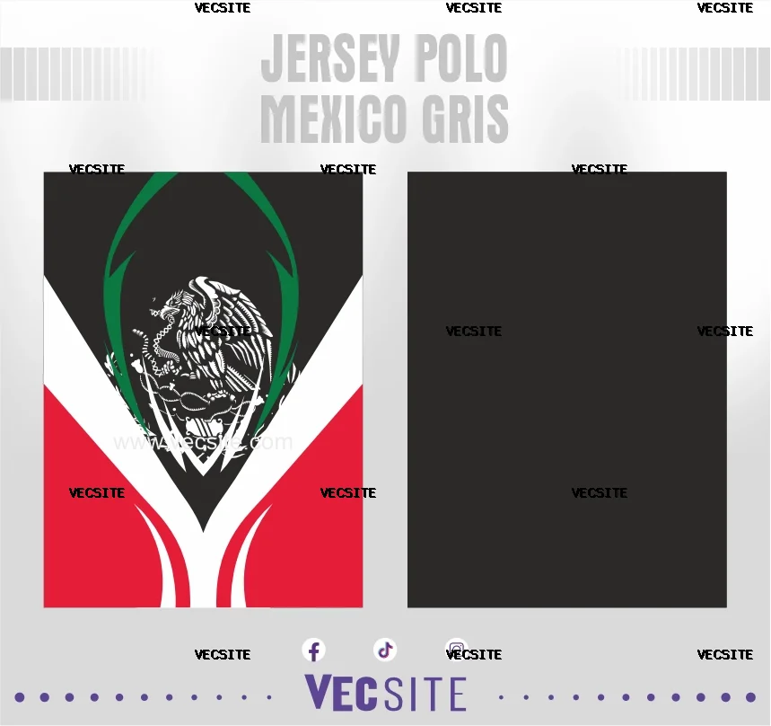 Jersey Polo Mexico Gris