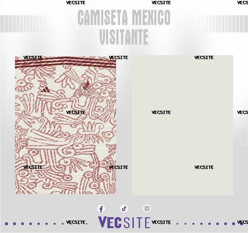 Camiseta Mexico Visitante