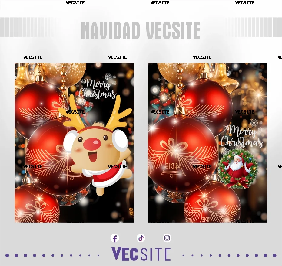 plantilla navidad vecsite