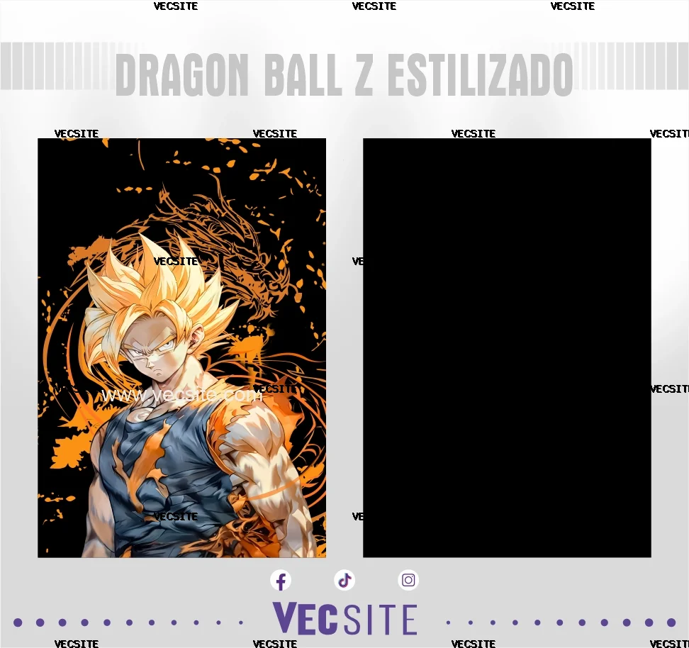 dragon ball z estilizado