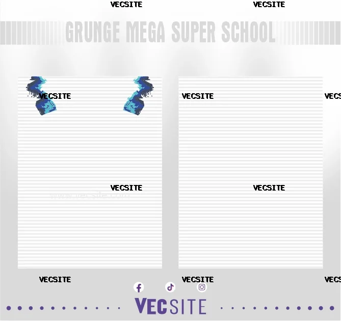 grunge mega super school