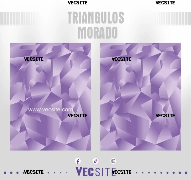 triangulos morado