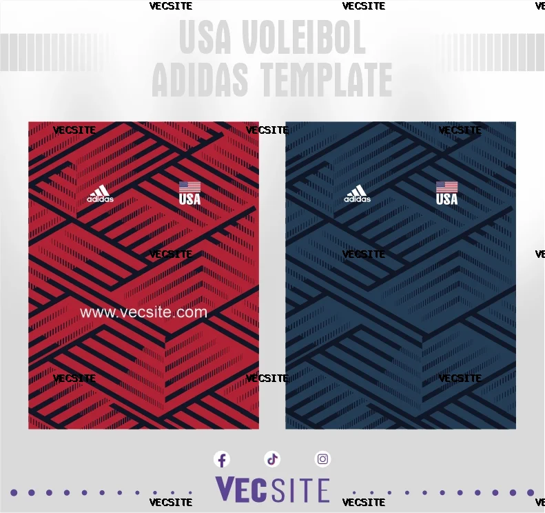 Usa Voleibol Adidas Template