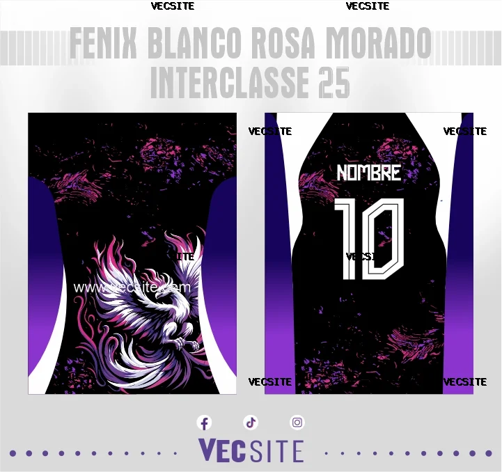 Fenix Blanco Rosa Morado Interclasse 25