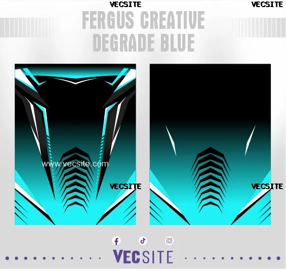Fergus Creative Degrade Blue