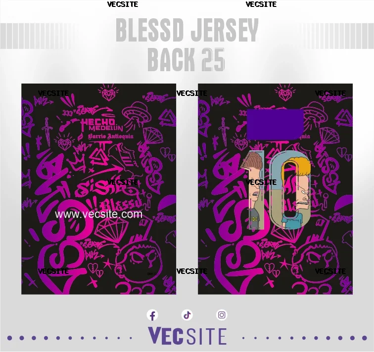 Blessd Jersey Back 25