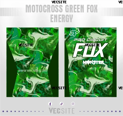 Motocross Green Fox Energy