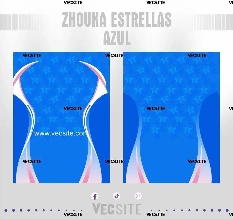 Zhouka Estrellas Azul